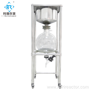 Factory price vacuum filter with glass collection flask